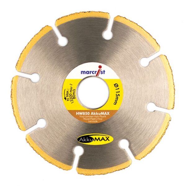 HW850 AKKUMAX Diamond Blade 115 x 22mm