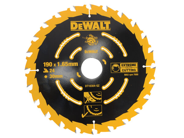 DT10304QZ 190mm x 24T Sawblade