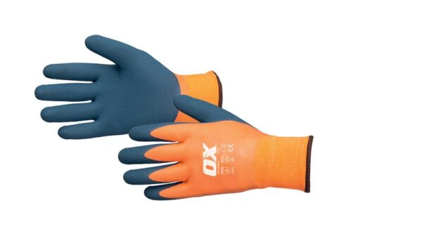 Waterproof Thermal Latex Gloves - XL