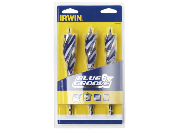 Blue Groove Bits 3 Piece Set