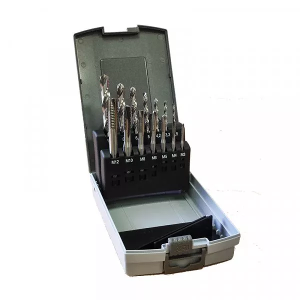 Kamtec Twist Drill & Tap Set 14 Piece