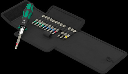 14pc Kraftform Kompakt Ratchet Screwdriver Bit Set