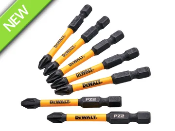 DeWalt 5+2 PZ2 Screwdriver Bit Pack